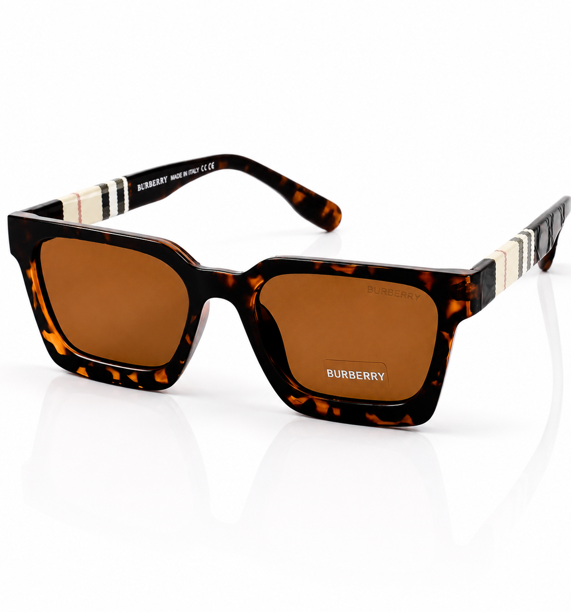 Burberry - 7717 – 53 – Tortoise – Acetate – Sunglasses – Unisex