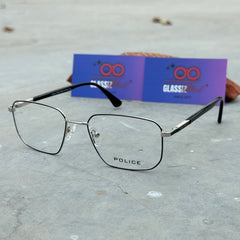 Police – 0301 – 54 – Silver Black – Metal - Optics – Unisex - Premium