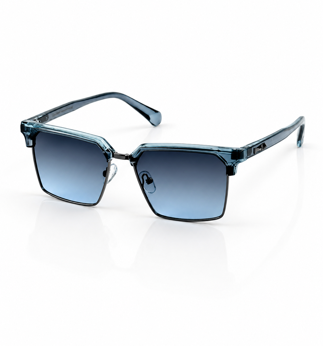 Cartier – 3636 – 56 – Blue - Acetate - Metal - Sunglasses – Unisex