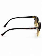 Ray Ban – 3016 – Clubmaster – Tortoise Golden Brown – Sunglasses - Premium
