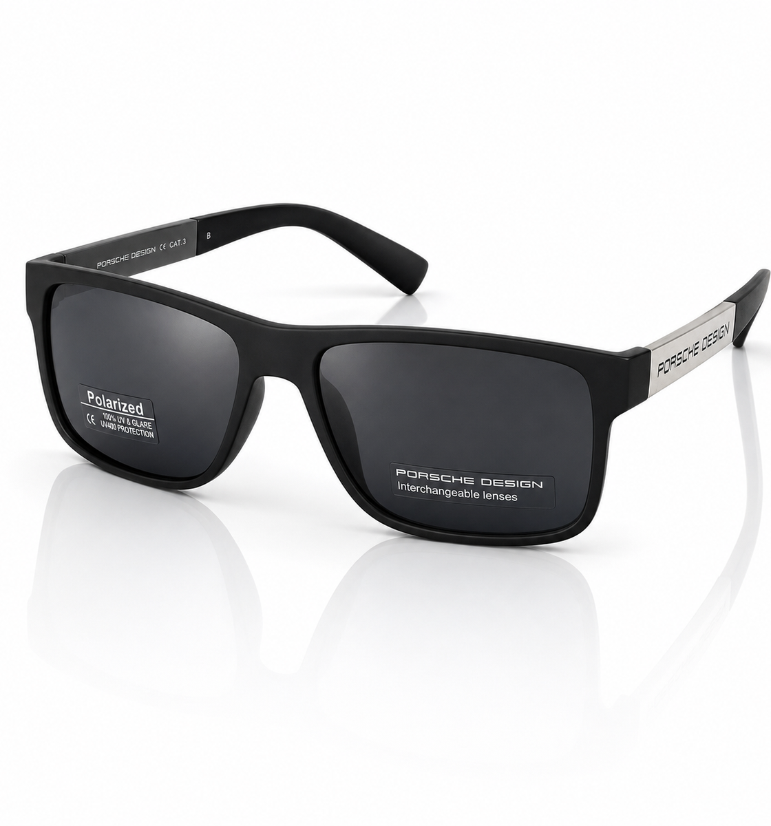 Porsche - 705 – 54 – Black – Acetate – Sunglasses – Unisex
