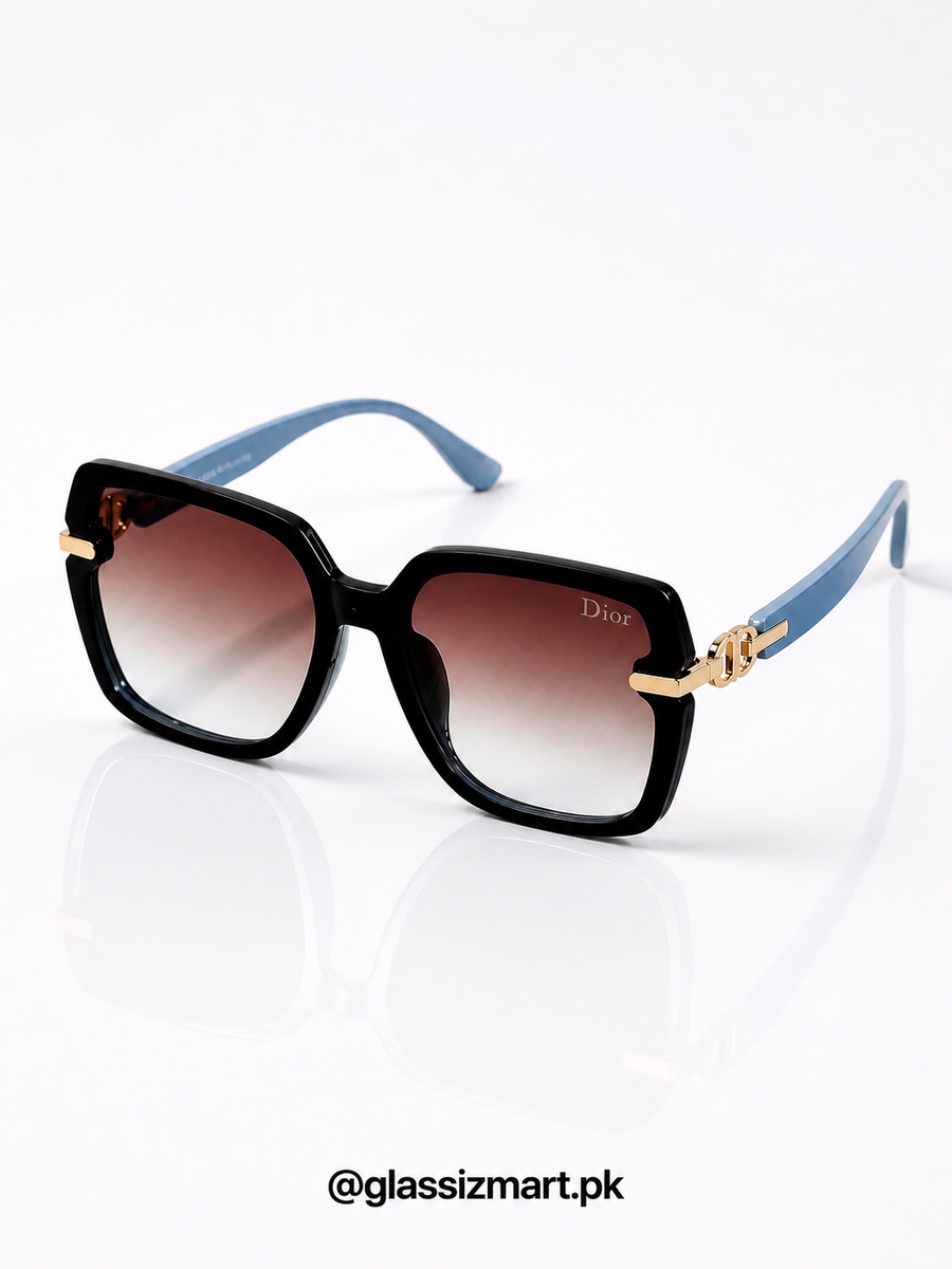 Dior – 6030 – 53 – Grey – Acetate – Sunglasses – Ladies