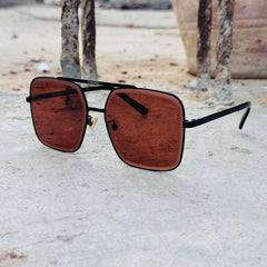Chanel – 3987 - 60 – Black Maroon - Metal - Sunglasses – Unisex - Premium