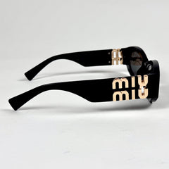 Miu Miu – 11ws - 49 – Black – Acetate - Sunglasses – Ladies