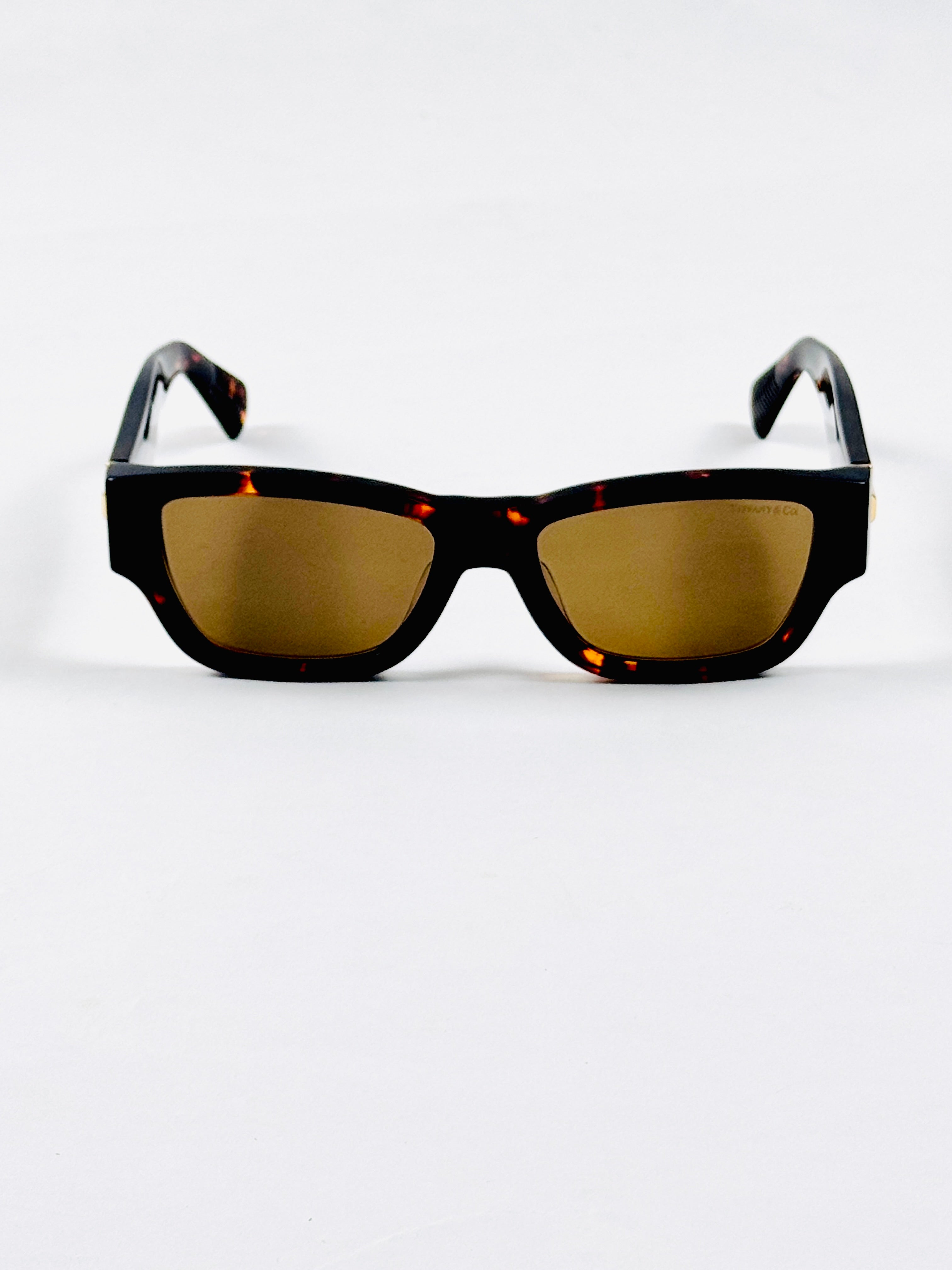 Tiffany & Co - 4265 - 54 - Tortoise - Acetate - Rectangle - Sunglasses - Premium