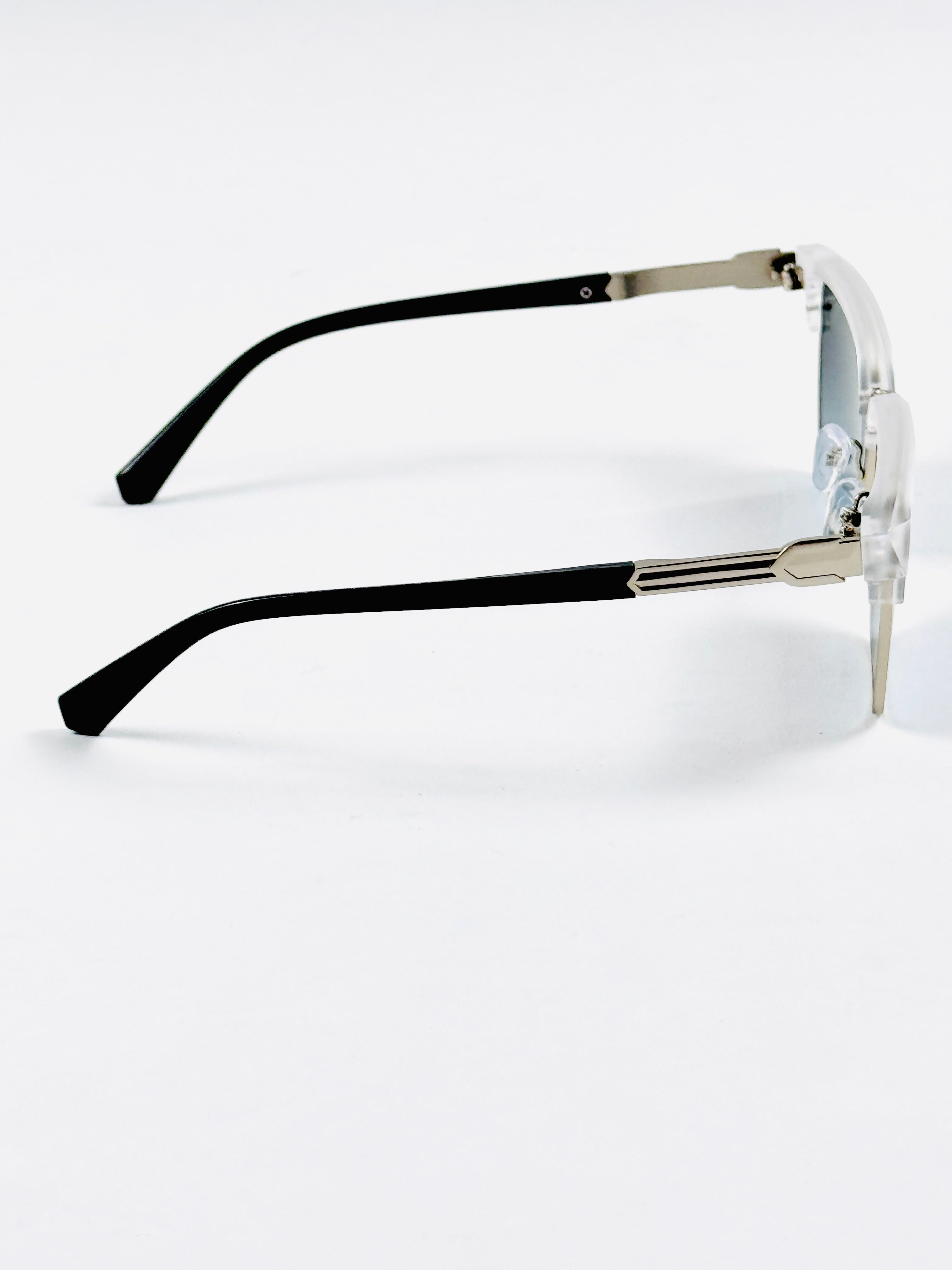 Maybach – 3641 – 55 – Transparent Blue - Acetate - Metal - Sunglasses – Unisex