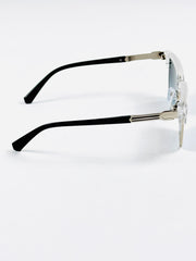 Maybach – 3641 – 55 – Transparent Blue - Acetate - Metal - Sunglasses – Unisex