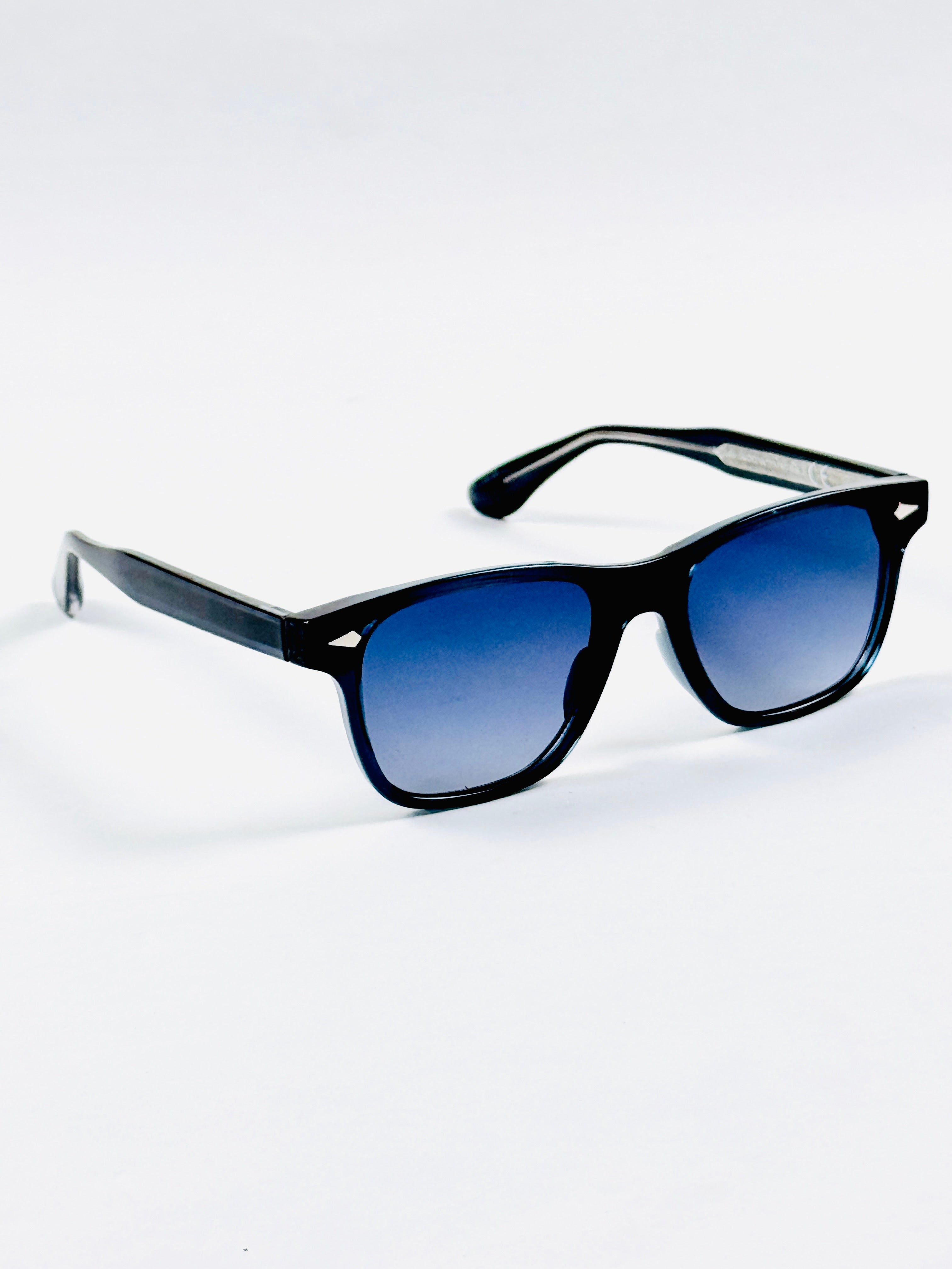 Moscot - 6217 – 52 – Black Blue – Acetate – Sunglasses – Unisex