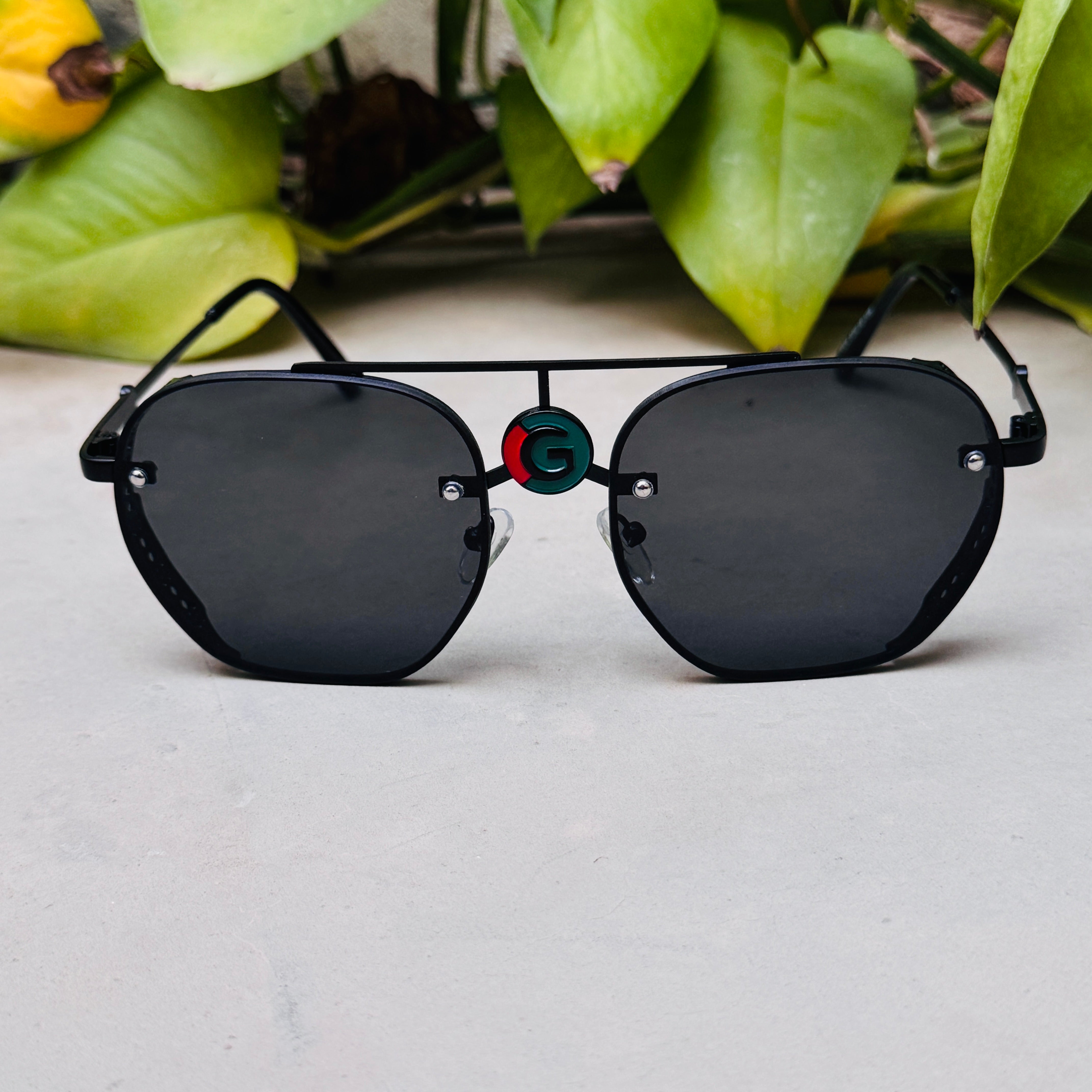 Gucci – 5024 – 53 – Black – Metal – Sunglasses – Unisex