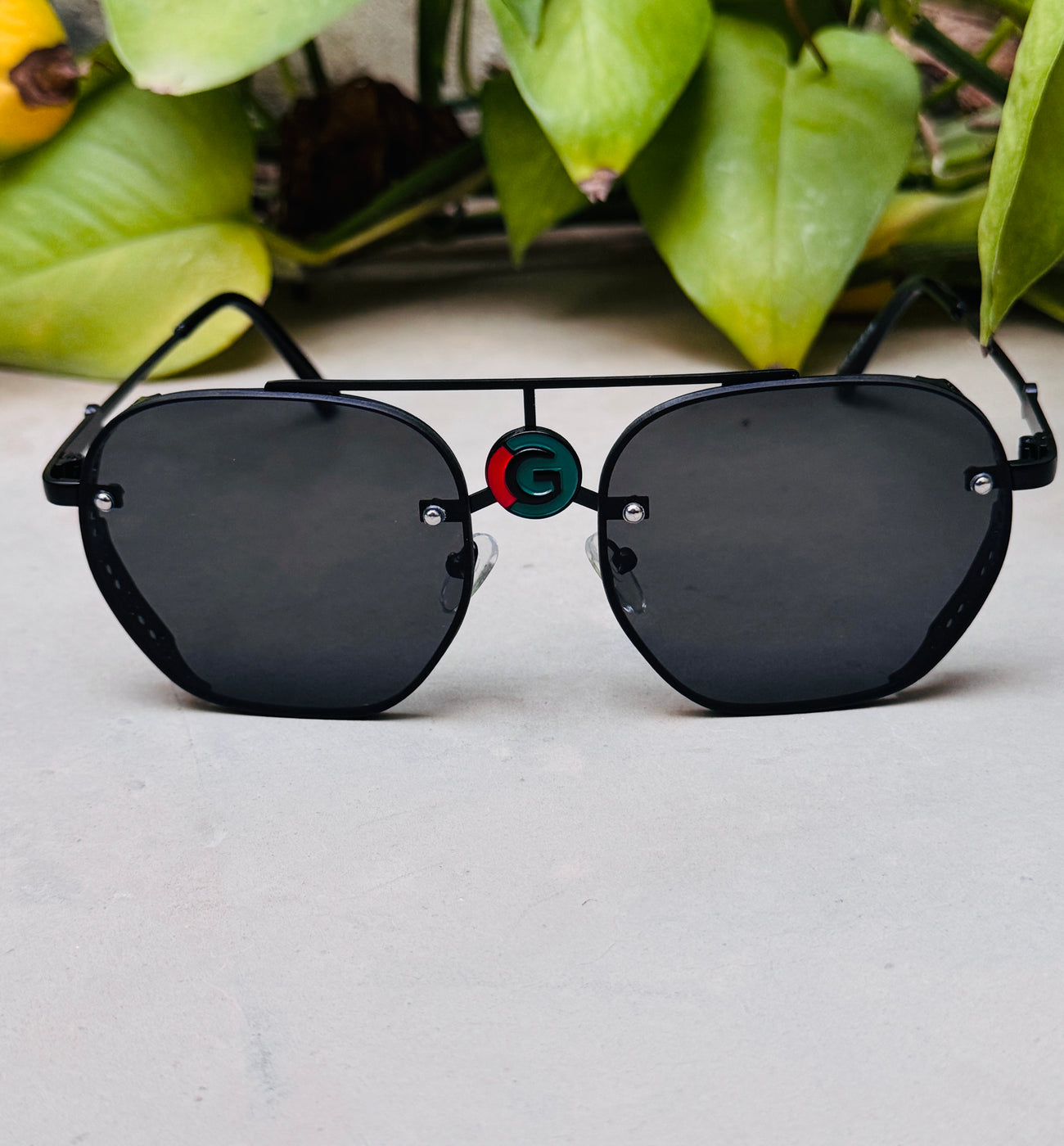 Gucci – 5024 – 53 – Black – Metal – Sunglasses – Unisex