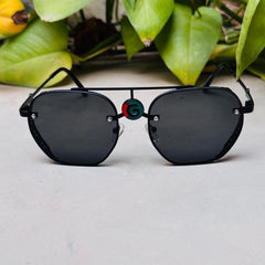 Gucci – 5024 – 53 – Black – Metal – Sunglasses – Unisex