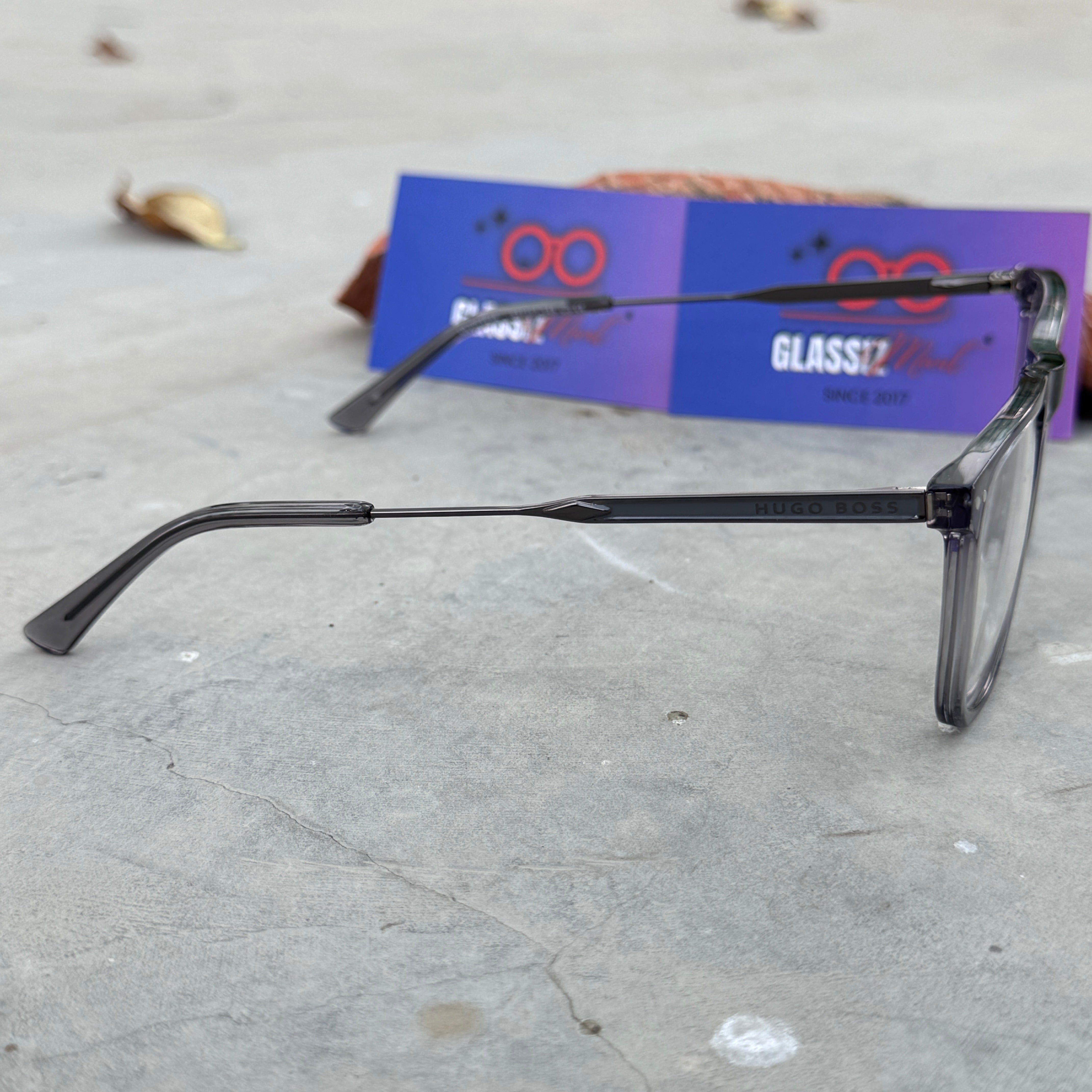Boss – 4342 – 54 – Grey - Acetate- Metal - Optics – Unisex - Premium