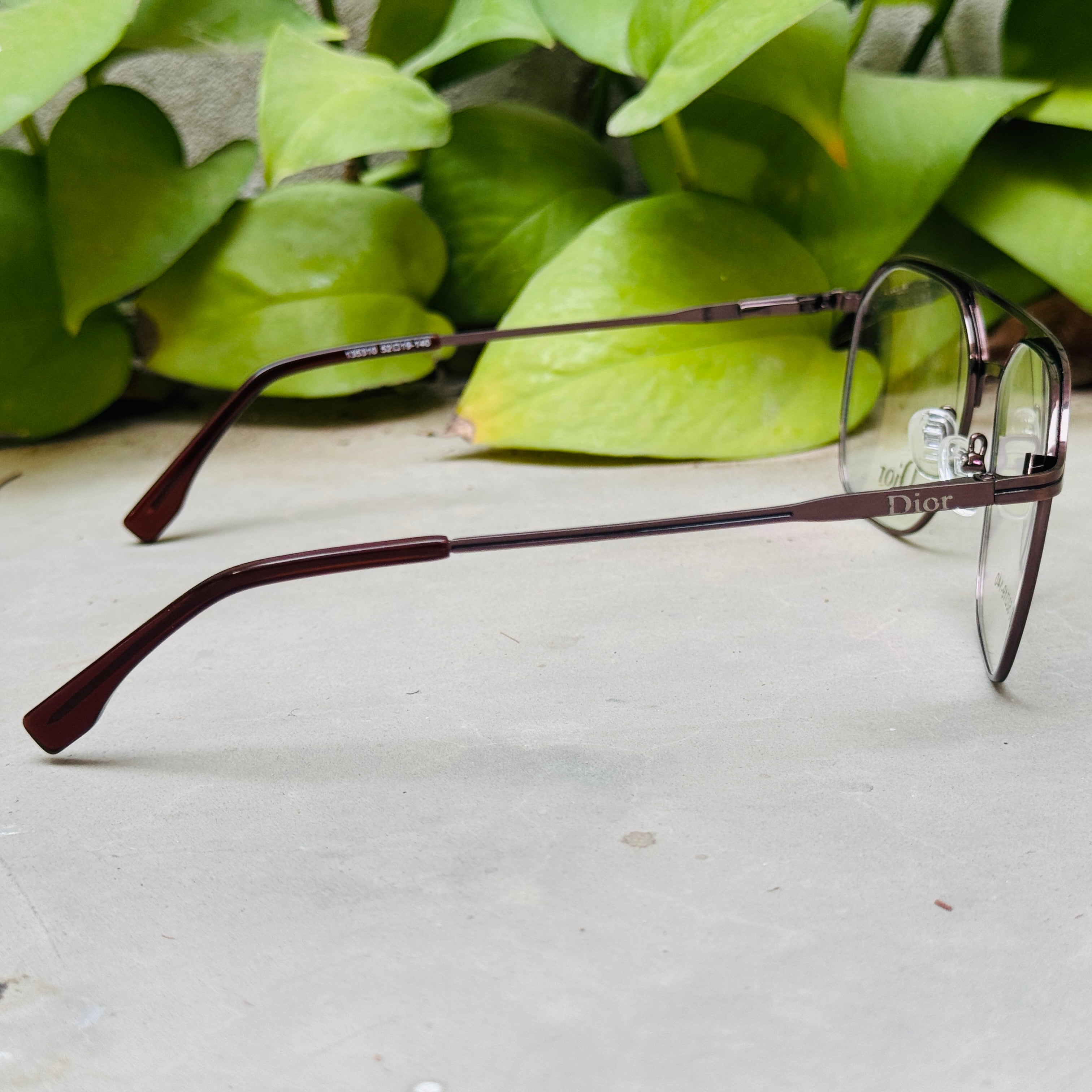Dior – 135310 – 52 – Brown –  Metal - Optics – Unisex
