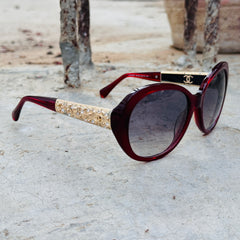 Chanel – 5290 - 58 – Red Black Gradient - Acetate - Sunglasses – Ladies - Premium