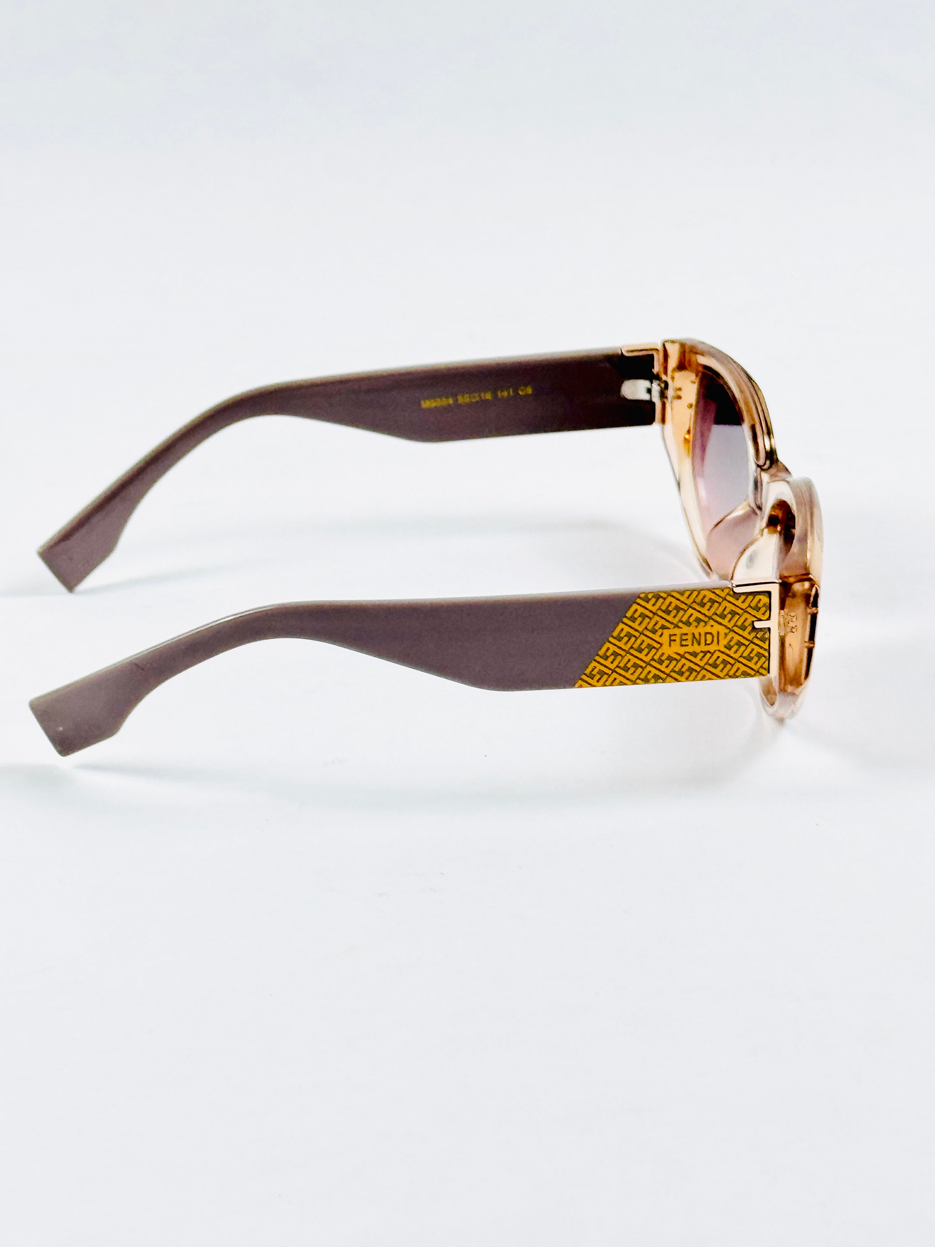 Fendi - 9004 – 55 – Pink – Acetate – Sunglasses – Ladies