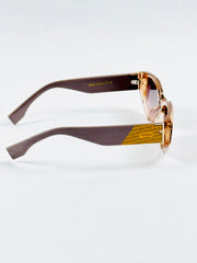 Fendi - 9004 – 55 – Pink – Acetate – Sunglasses – Ladies