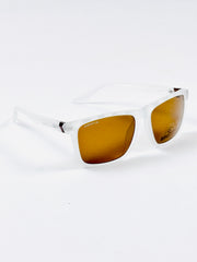 Porsche – 8393 – 56 – White Brown –  Acetate- Sunglasses – Unisex (Glass Lens)