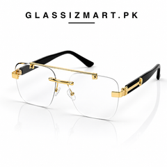 Rimless – 2341 – 53 – Golden –  Metal - Optics – Unisex (Transition)