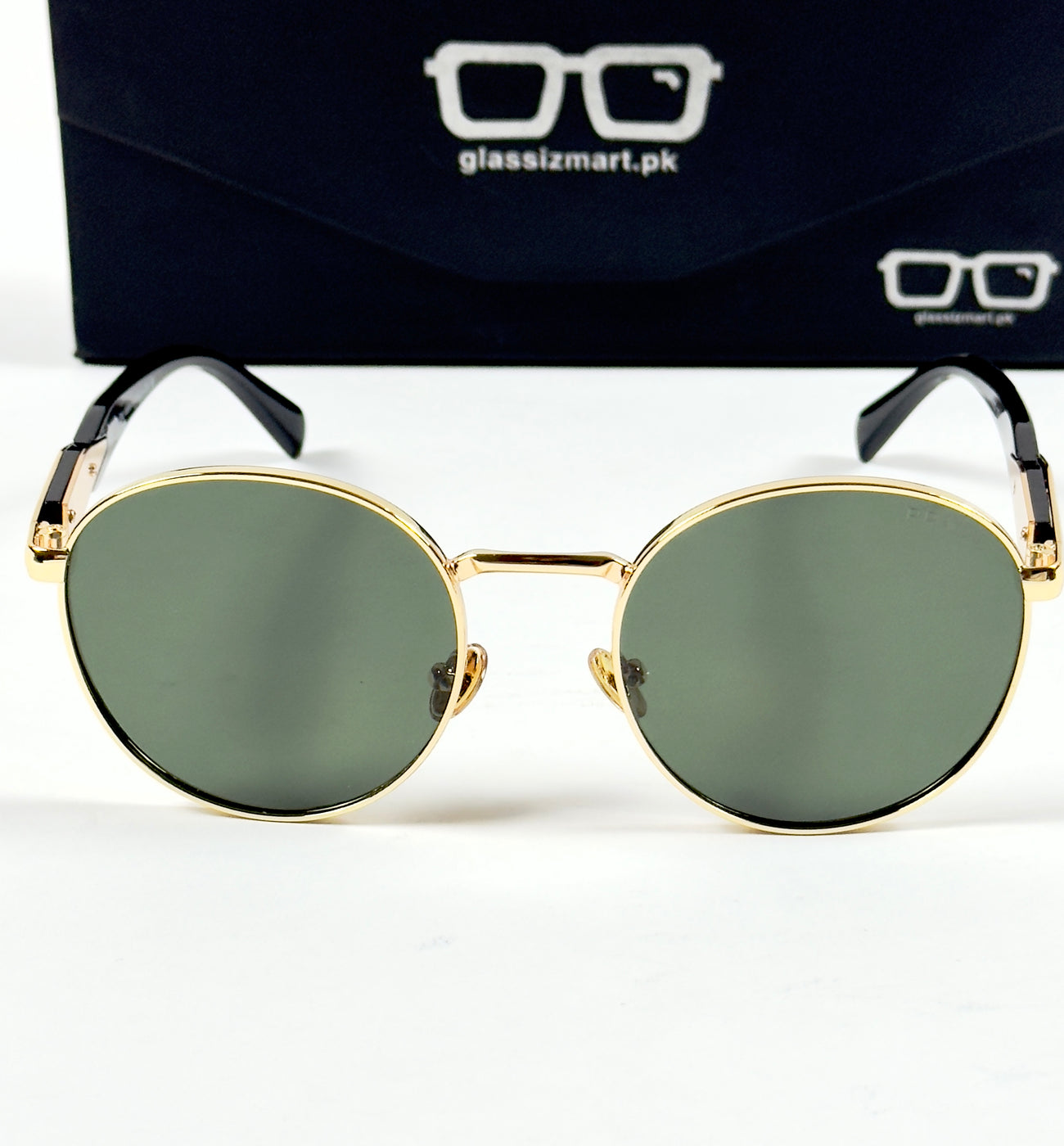 Prada – 56ZS – 54 – Golden Green – Metal – Sunglasses – Unisex