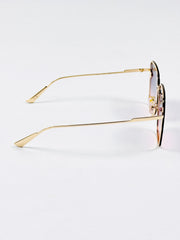 Fendi - 2A882 – 58 – Golden Pink – Metal – Sunglasses – Ladies