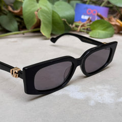 Gucci – 1534 - 55 - Black – Acetate - Sunglasses – Ladies - Premium