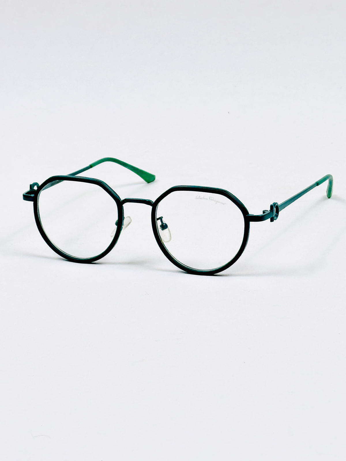 Ferragamo – 5580 – 54 – Green – Metal – Optics – Unisex