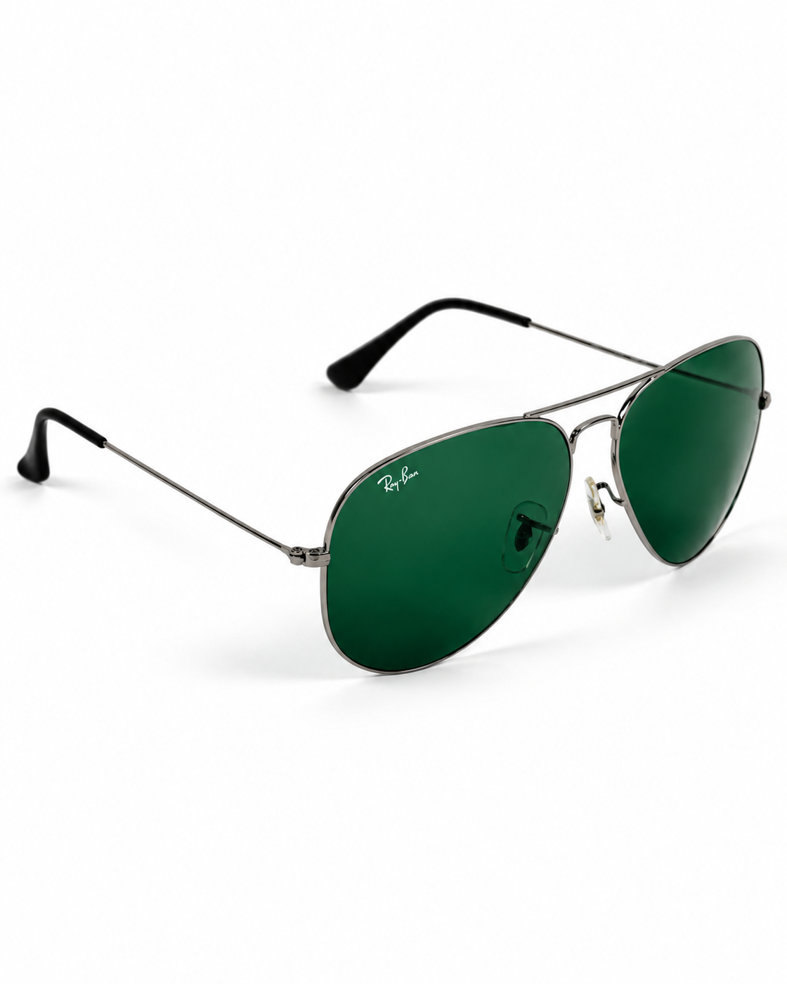 Rayban – 3026 – 62 – Grey Green – Metal – Sunglasses – Unisex - Premium