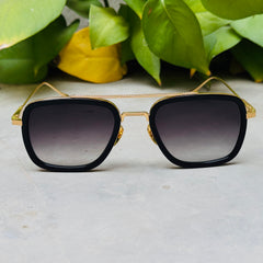 Dita – 1087 - 54 – Golden Black Gradient – Metal - Sunglasses – Unisex - Premium
