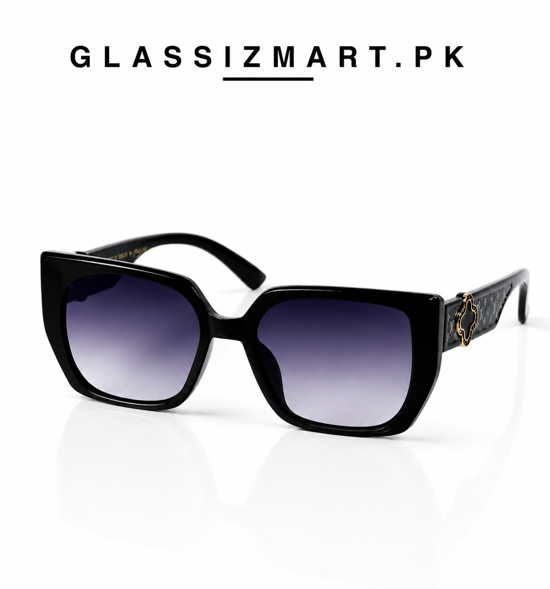 Louis Vuiton - 9106 – 62 – Black Gradient – Acetate – Sunglasses – Ladies