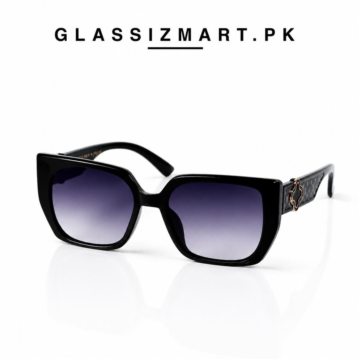 Louis Vuitton - 9106 – 62 – Black Gradient – Acetate – Sunglasses – Ladies