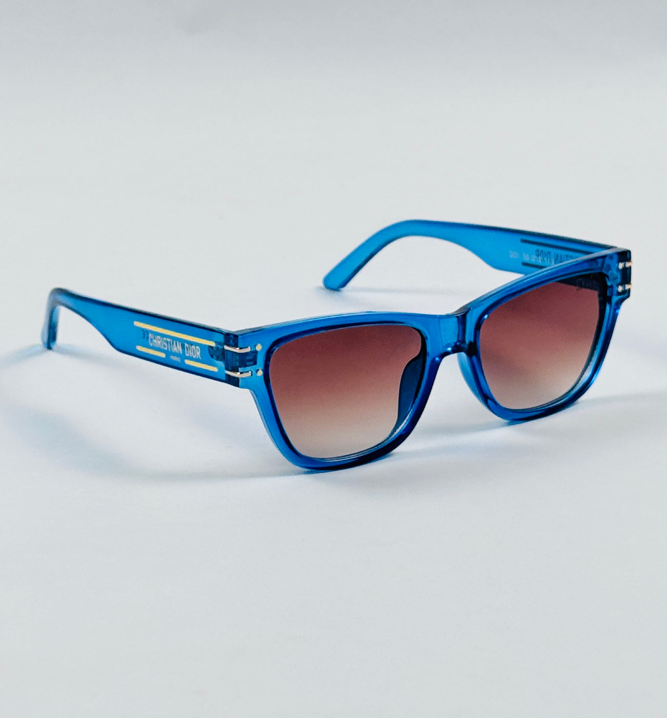 Dior - D31 – 56 – Blue Brown – Acetate – Sunglasses – Unisex