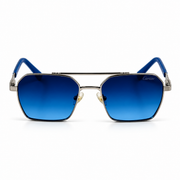 Cartier – 58443 – 54 – Blue – Metal – Sunglasses – Unisex
