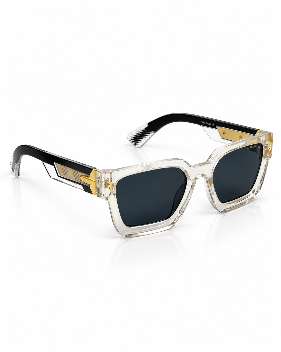 Moscot - 1601 - 55 - Transparent Black – Acetate  – Sunglasses - Unisex