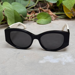 Chanel – 5524 – 53 – Black White – Acetate - Sunglasses – Women - Premium