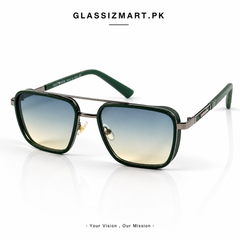 Armani – 58446 - 53 – Green Multi - Metal - Sunglasses – Unisex
