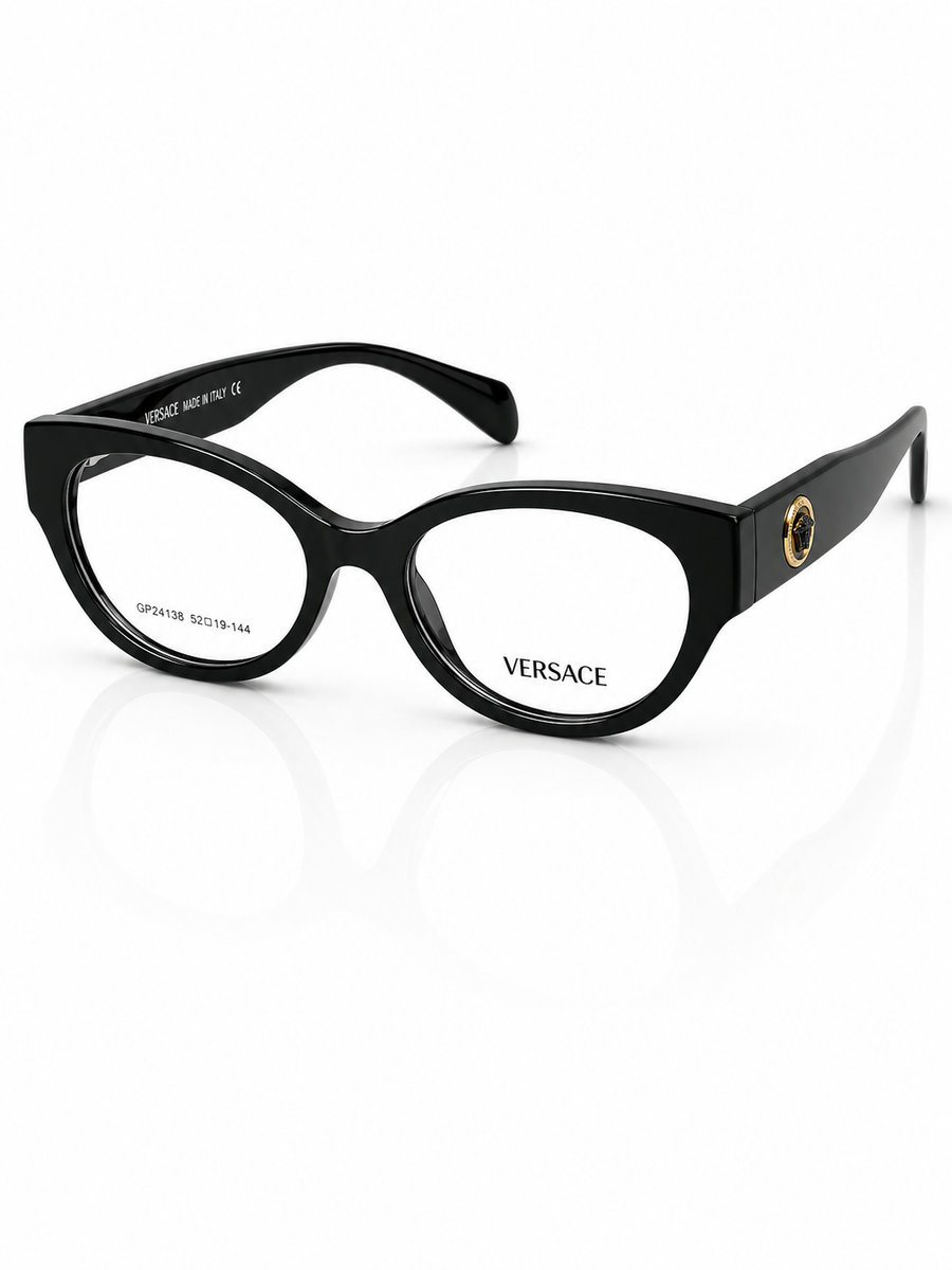 Versace - 24139 – 52 – Black –  Acetate - Optics – Ladies - Premium