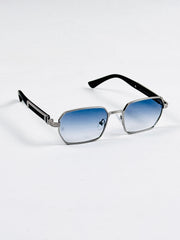 Cartier – 23670 – 55 – Silver Blue – Metal – Sunglasses – Unisex