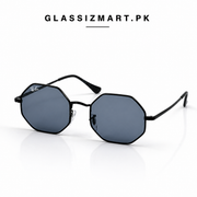 Rayban – 1972 – 55 – Black – Metal – Sunglasses – Women