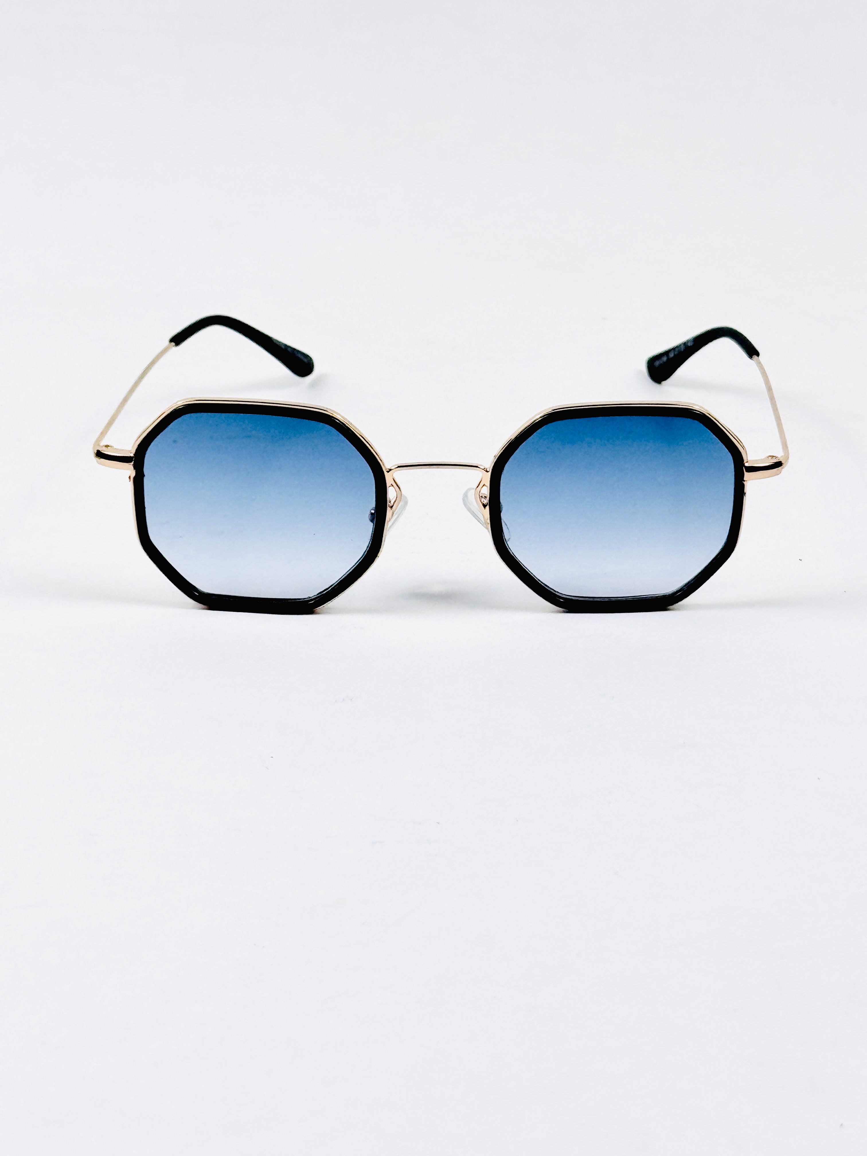 Police – 19106 – 58 – Golden Blue – Metal – Sunglasses – Unisex