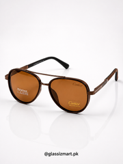 Cartier – A910 – 60 – Brown – Metal – Sunglasses – Unisex