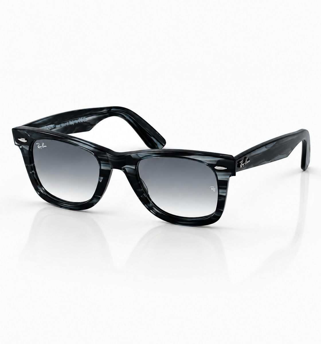 RayBan – 2140 – 50 – Grey Textured –  Acetate- Sunglasses – Unisex - Premium