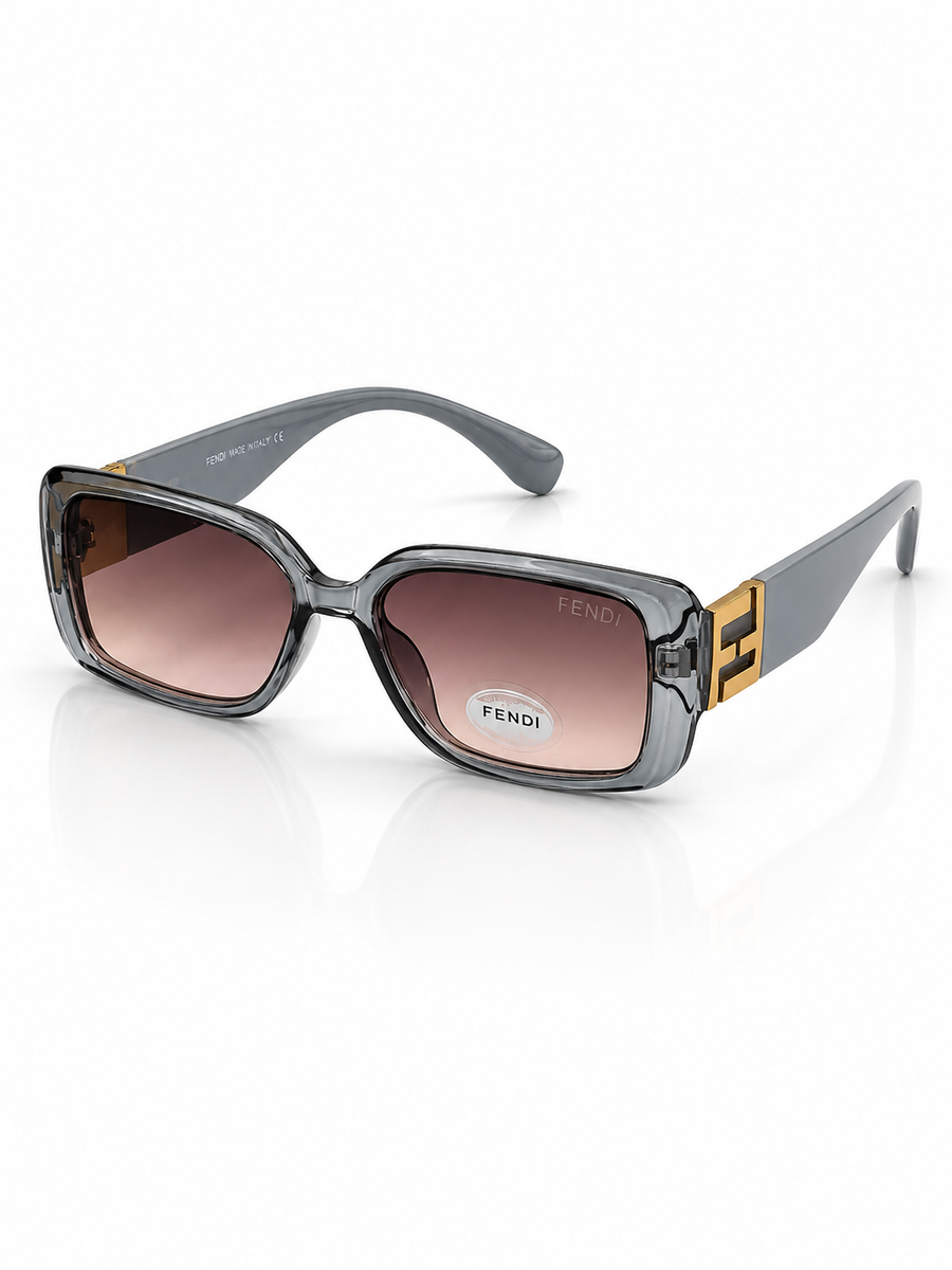 Fendi - 2301 – 55 – Grey – Acetate – Sunglasses – Ladies