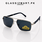 Rayban – 9713 - 56 – Silver Black – Metal – Sunglasses