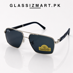 Rayban – 9713 - 56 – Silver Black – Metal – Sunglasses