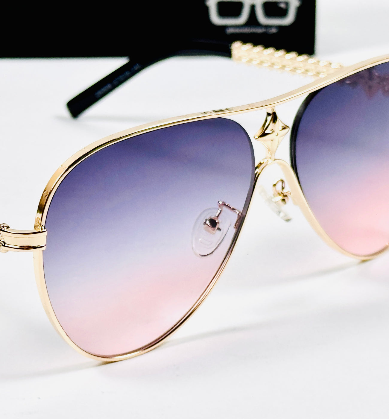 LV – 2A808 – 57 – Golden Pink Gradient – Metal - Sunglasses – Unisex