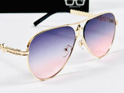 LV – 2A808 – 57 – Golden Pink Gradient – Metal - Sunglasses – Unisex