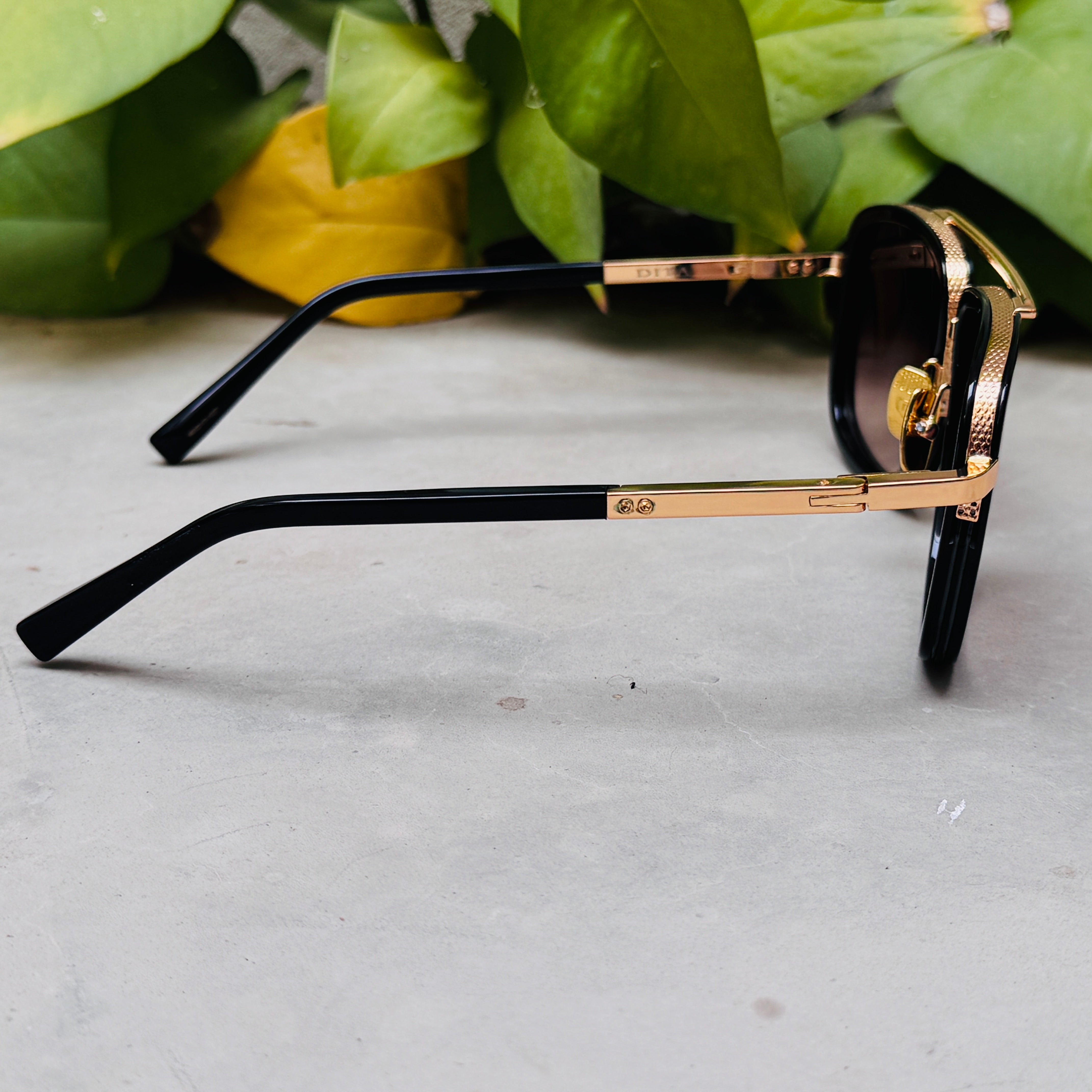 Dita – 2030 - 60 –  Golden Brown - Metal - Sunglasses – Unisex - Premium