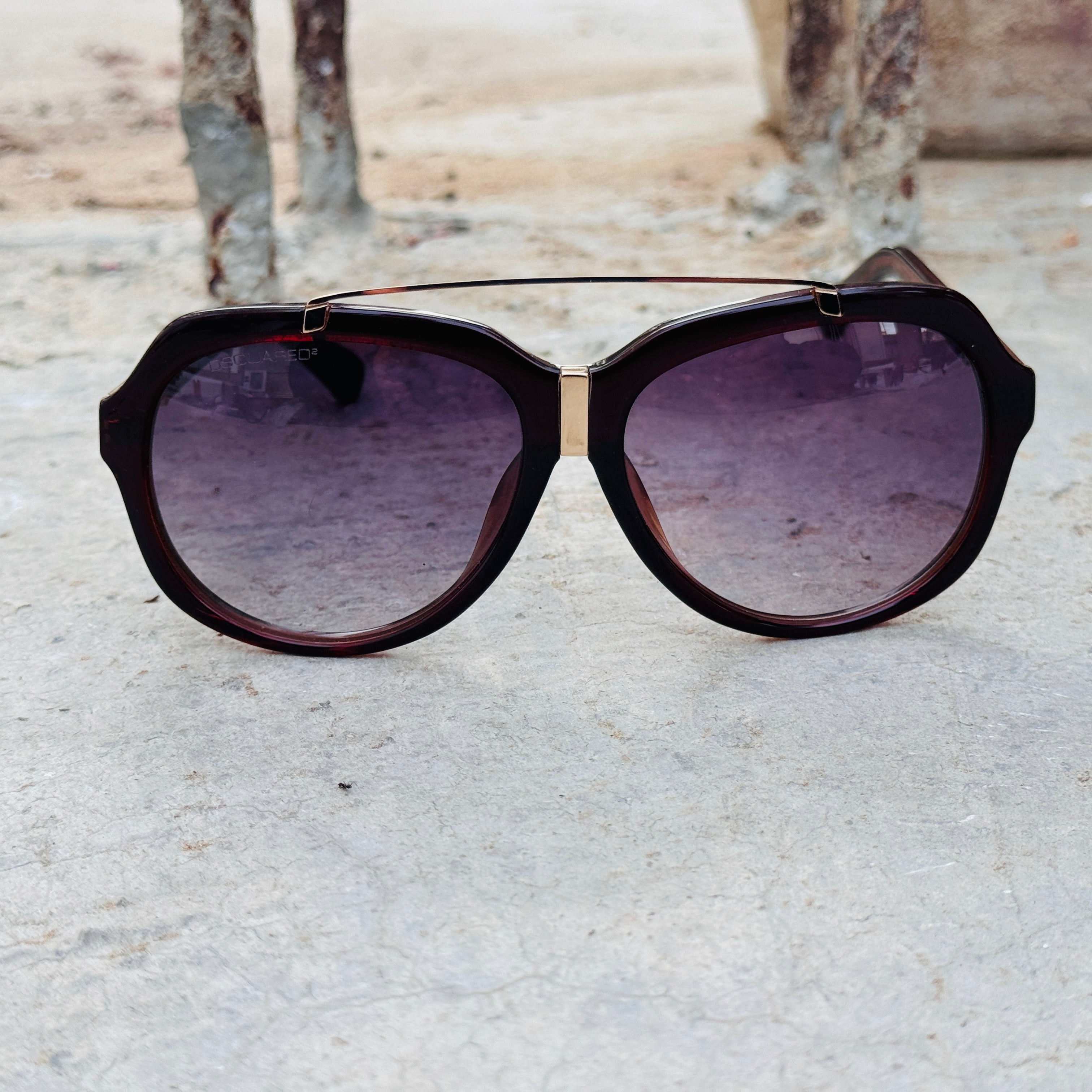 Dsquared – 0110 - 58 – Brown Gradient - Acetate - Sunglasses – Unisex - Premium
