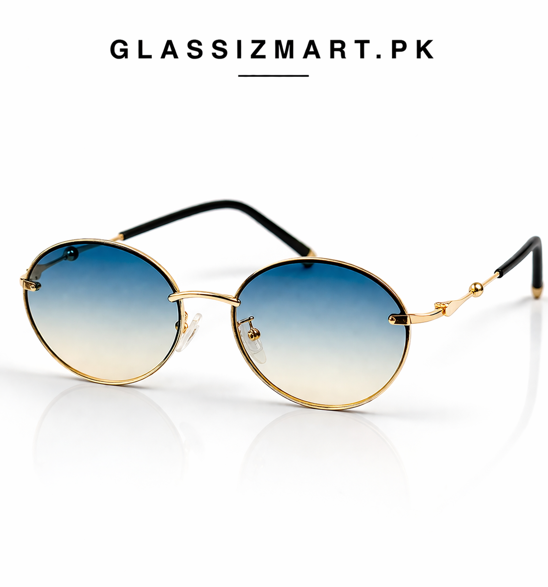 Dior – 2A476 – 55 – Golden Multi – Metal – Sunglasses – Ladies