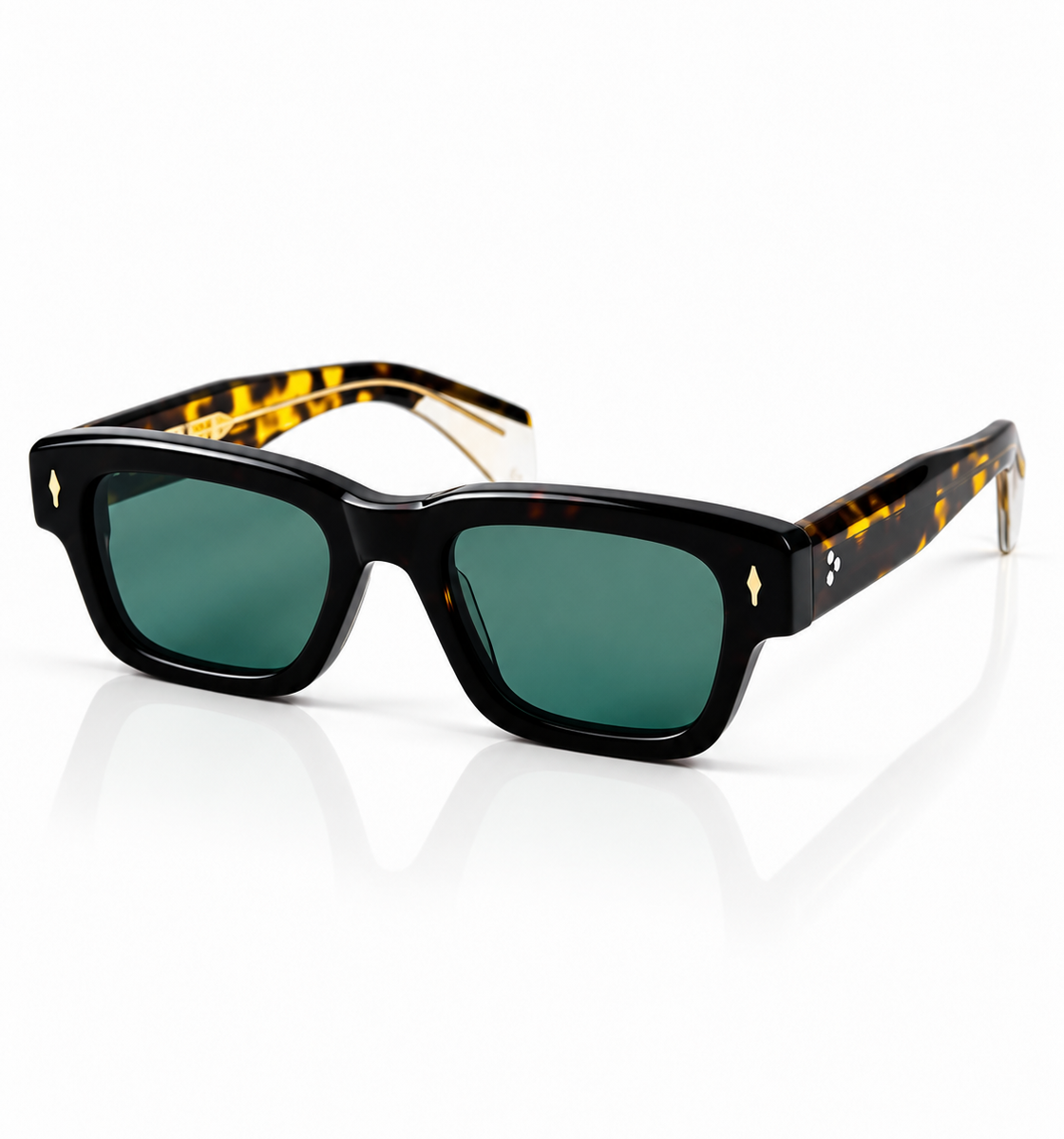 Jacques Marie Mage – JEFFI – 51 – Tortoise Green – Acetate – Sunglasses – Unisex - Premium